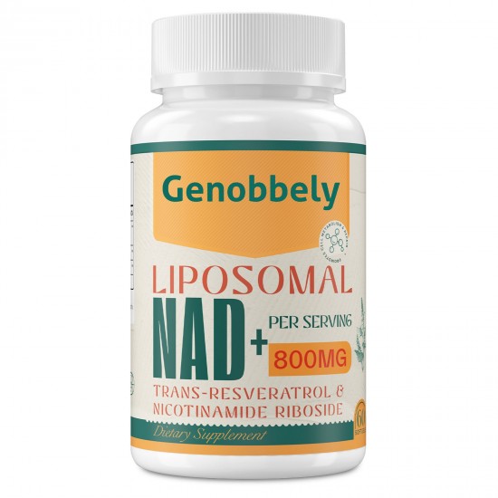 GENOBBELY Liposomal NAD+ Dietary Supplement 800mg