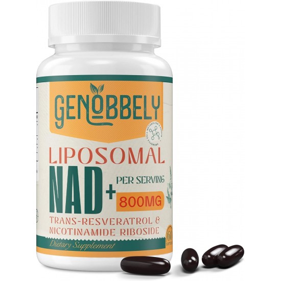 GENOBBELY Liposomal NAD+ Dietary Supplement 800mg