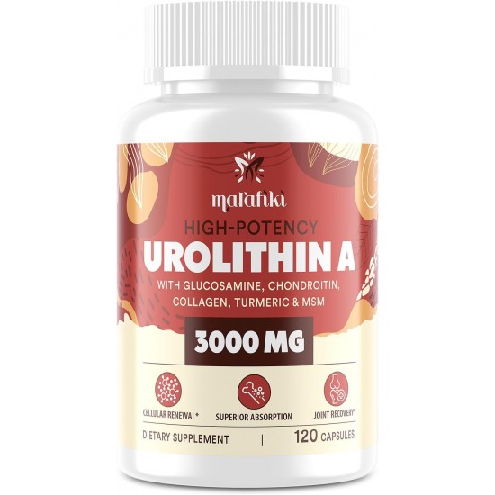 Marafiki Dietary Supplement Urolithin A Supplement 2000mg with Glucosamine