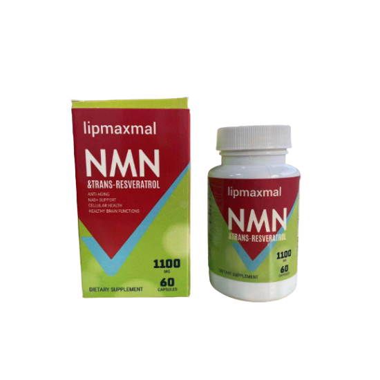 Lipmaxmal NMN and Trans-Resveratrol Dietary Supplement Capsules 1100mg