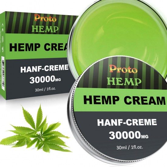 Crème anti-inflammatoire au chanvre ProtoHemp - Chanvre pur, 10% d'huile d'émeu