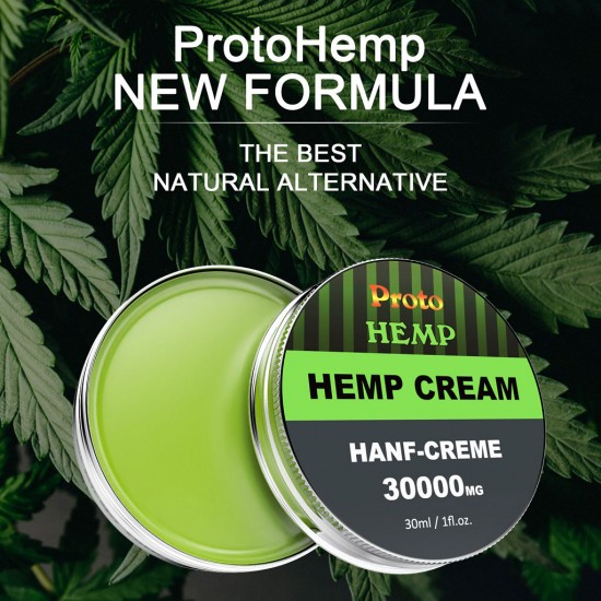 Crème anti-inflammatoire au chanvre ProtoHemp - Chanvre pur, 10% d'huile d'émeu