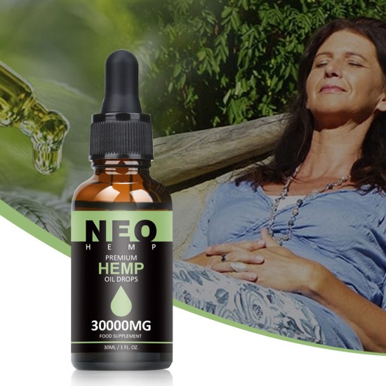 NeoHemp Hemp Oil Drops 30000mg 30ml, Help Reduce Stress, Anxiety and Pain(30000mg )