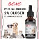 BENEHEMP Huile pour chiens et chats - 30000mg - 100% d'huile de chanvre biologique pour animaux de compagnie