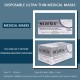 NELYTEX Masques jetables 3 plis, parfaits pour la protection contre les virus COVID-19 et la santé personnelle (50 pcs)